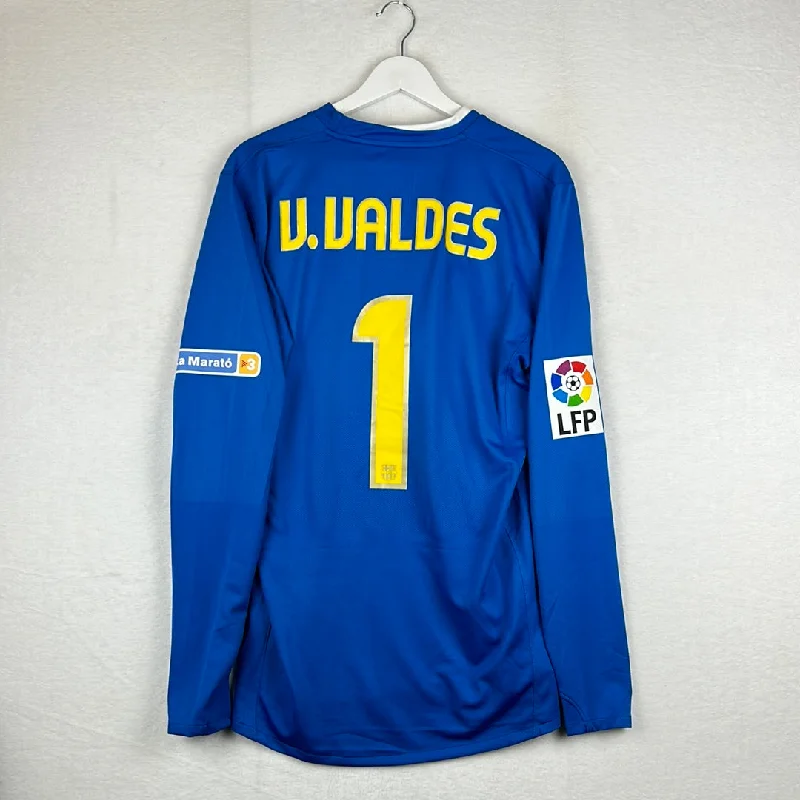 Barcelona 2008/2009 Player Issue Third Goalkeeper Shirt - Valdes 1