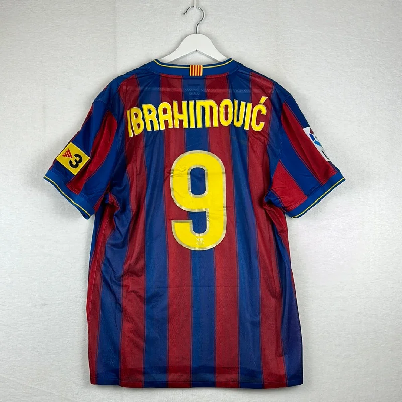 Barcelona 2009/2010 Player Issue Home Shirt - Ibrahimovic 9