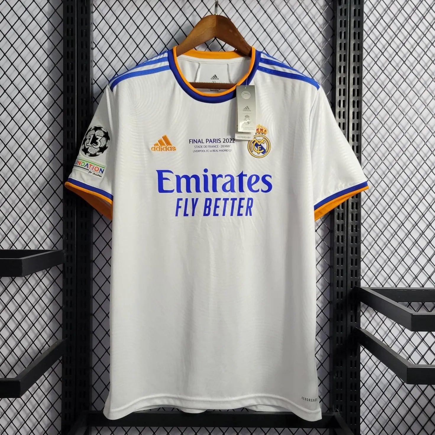 CAMISA DO REAL MADRID FINAL UCL 21/22