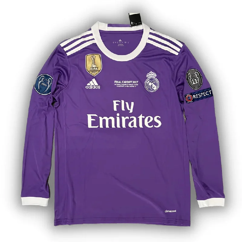 Camisola Manga longa Real Madrid com 6 Patches - Ronaldo #7