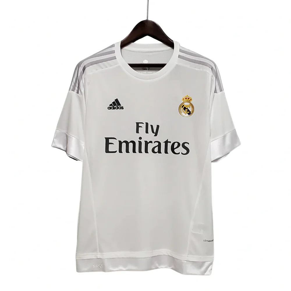 Camisola Real Madrid Retrô 15/16 - Branco