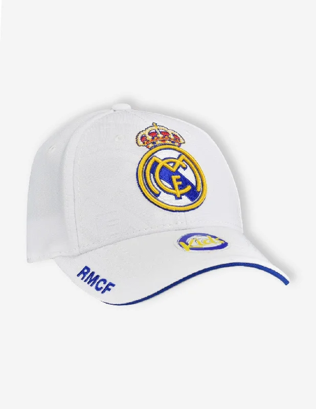 Casquette Real Madrid Logo - Junior Blanc