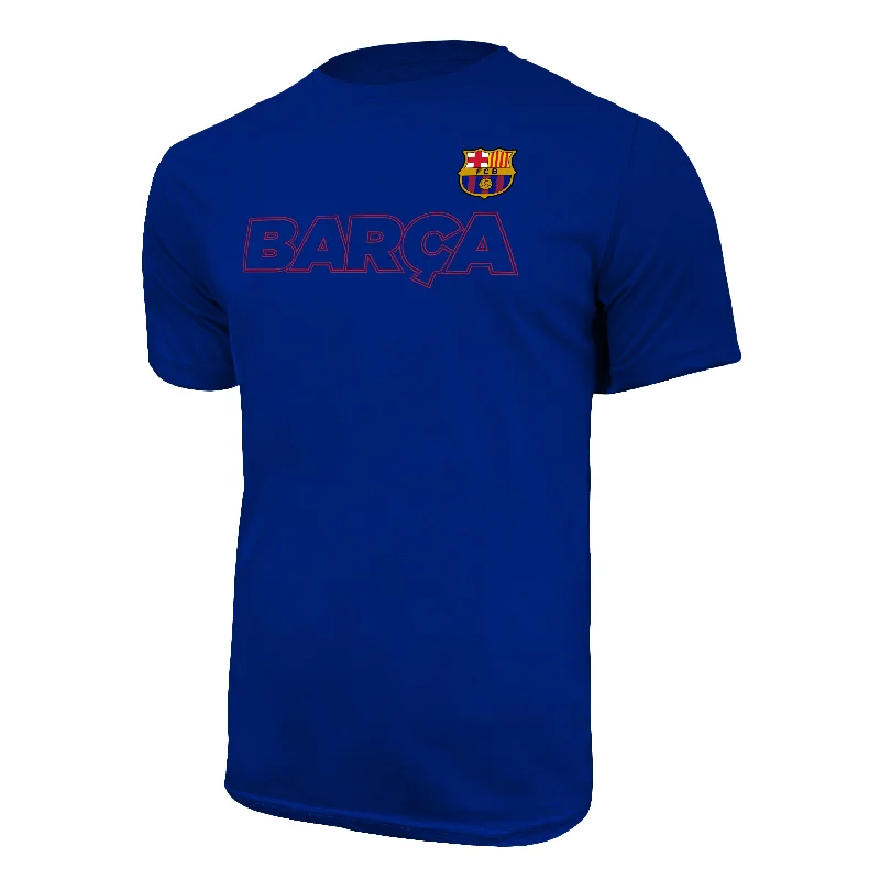 FC Barcelona Adult Outline T-Shirt