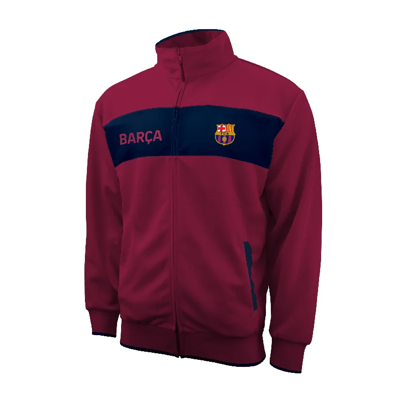 FC Barcelona Adult Centering Full-Zip Track Jacket