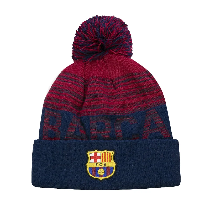 FC Barcelona Adult Shade Unisex Pom Beanie