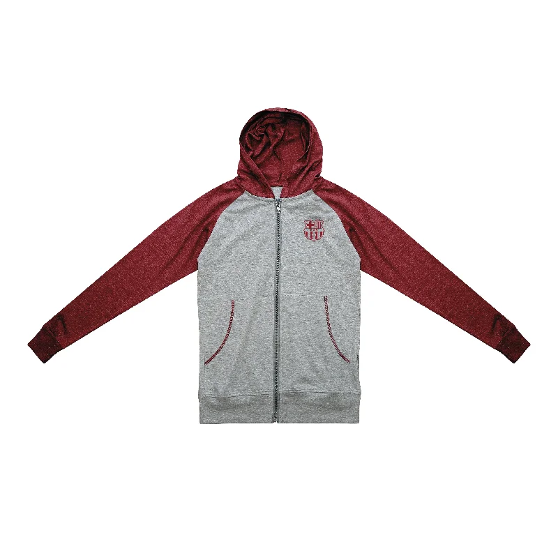 FC Barcelona Youth Lightweight Full-Zip Hoodie