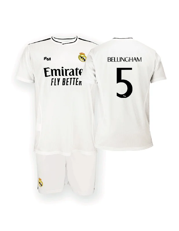 Kit Real Madrid Junior Domicile Bellingham 2024/25 Replica