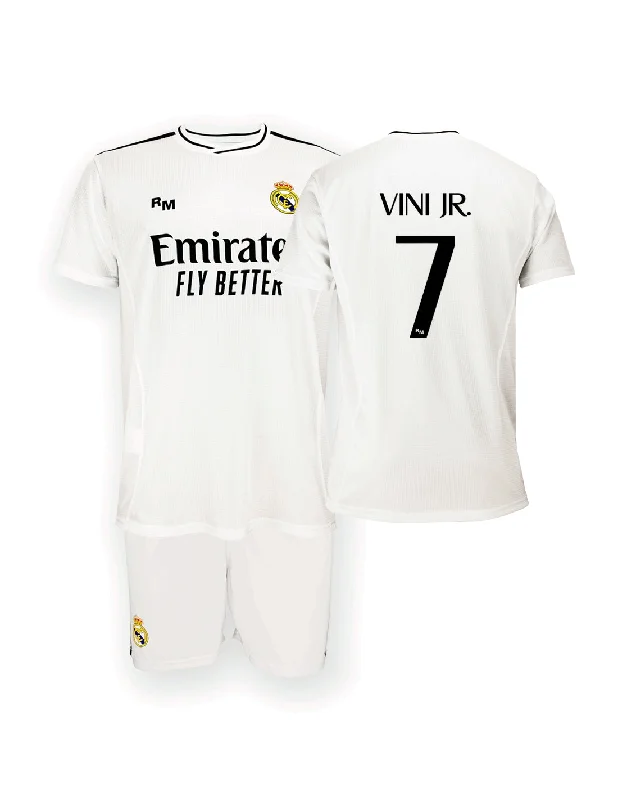 Kit Real Madrid Junior Domicile Vini Jr. 2024/25 Replica ( Vinícius Júnior )