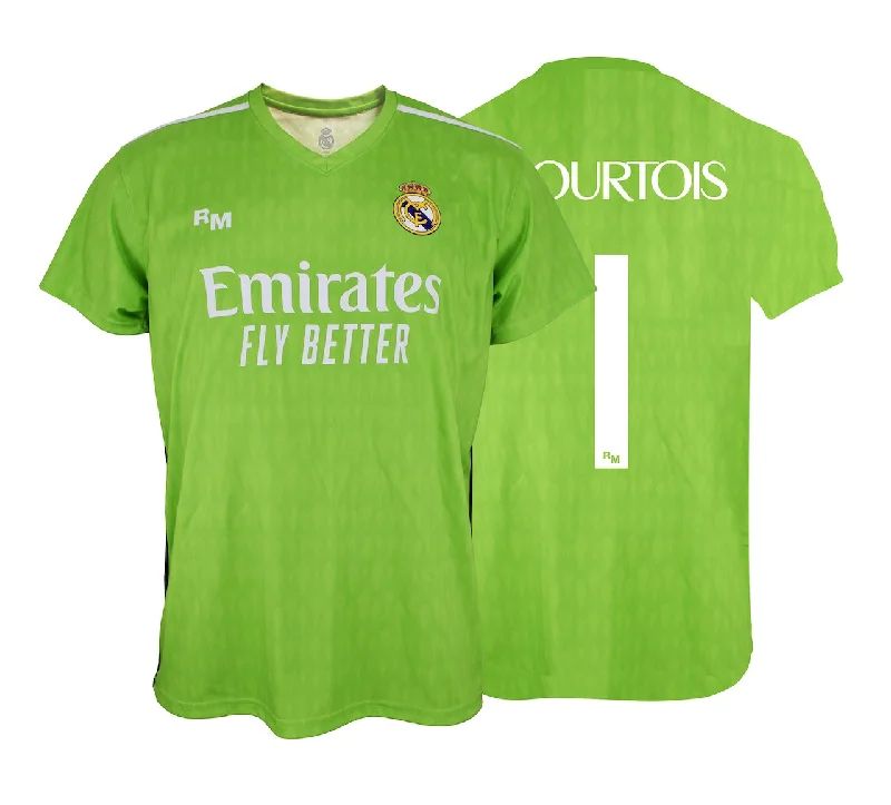 Maillot Real Madrid Homme Gardien Domicile Courtois 2023/24 Replica