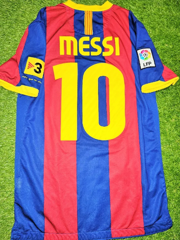 Messi Barcelona 2010 2011 Home Soccer Jersey Shirt S SKU# 382354-488