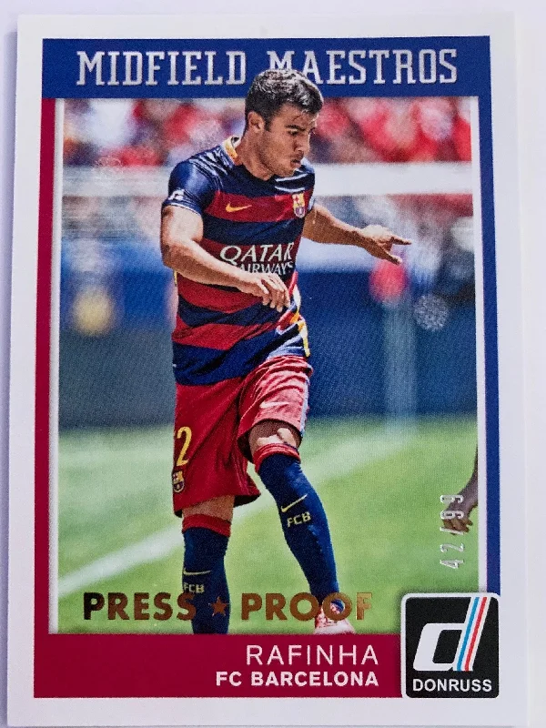 RAFINHA - FC BARCELONA - PANINI DONDRUSS - MIDFIELD MAESTROS #99