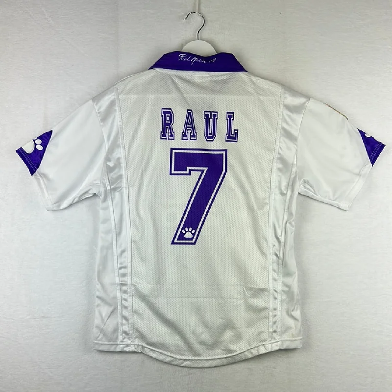 Real Madrid 1997/1998 Home Shirt - Raul 7 - Front Signed