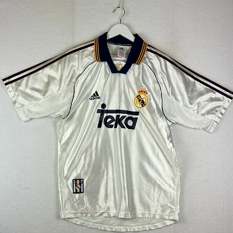 Real Madrid 1998-1999-2000 Home Shirt - Small/ Medium - Very Good