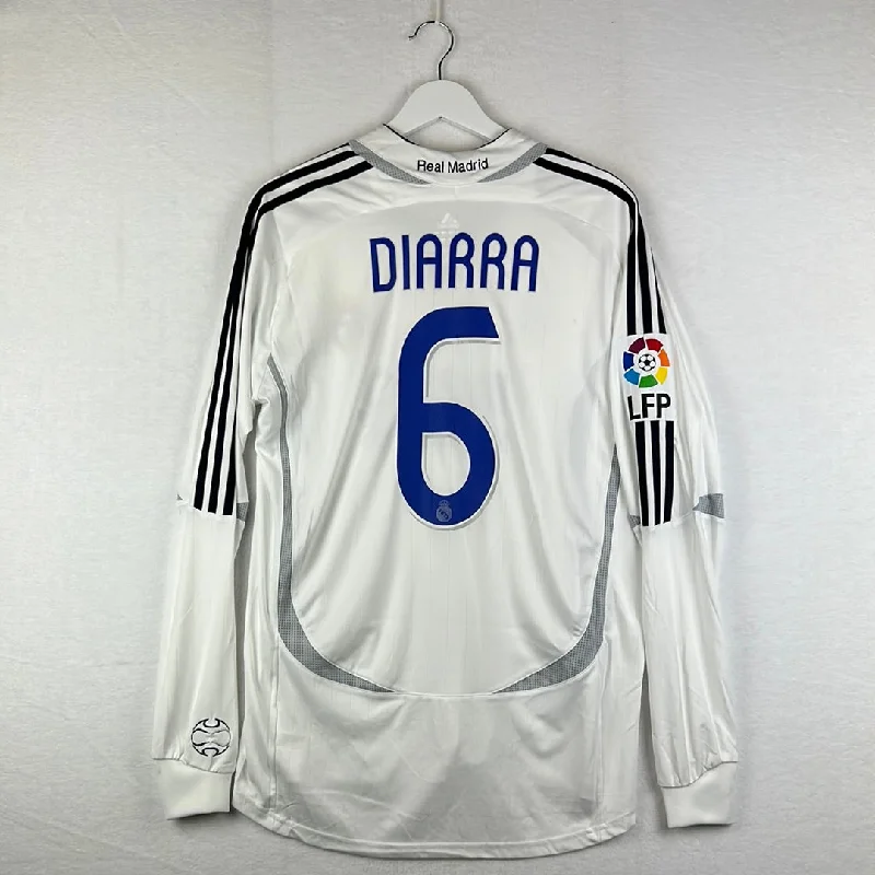 Real Madrid 2006/2007 Player Issue Home Shirt - Diarra 6