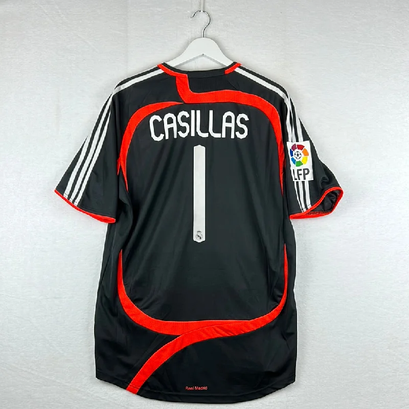 Real Madrid 2007/2008 Player Issue Away Goalkeeper Shirt - Casillas 1