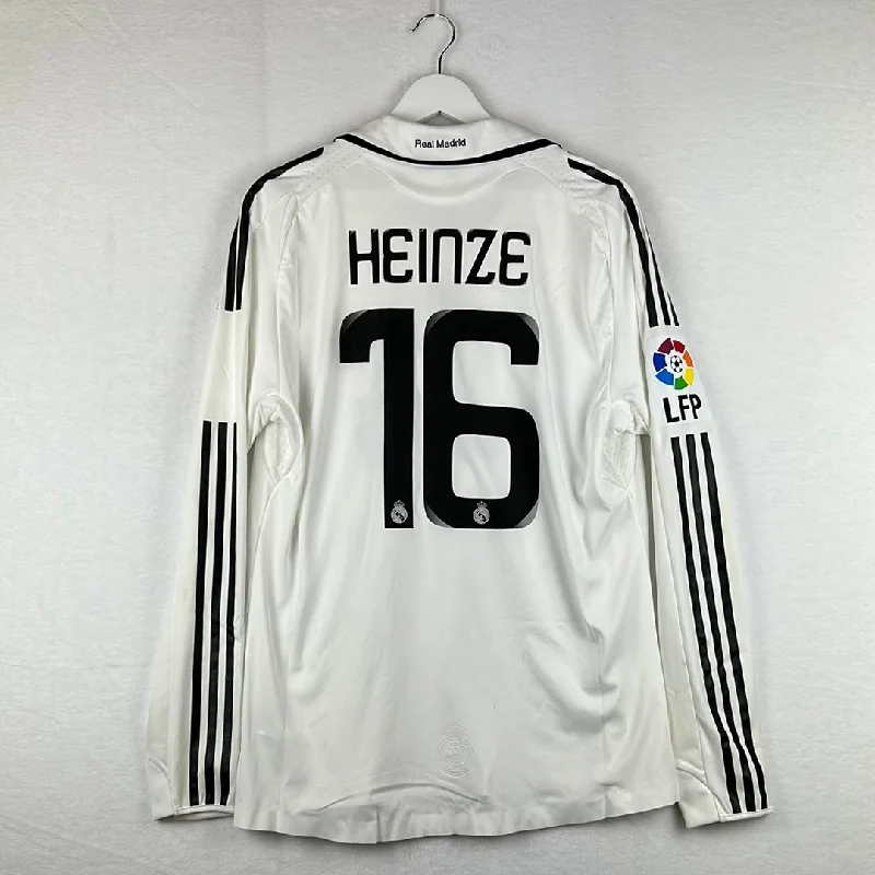 Real Madrid 2008/2009 Match Worn Home Shirt - Heinze 16 - Long Sleeve