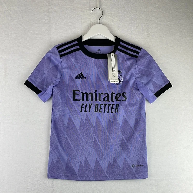 Real Madrid 2022/2023 Away Shirt - Age 9-10 - Rodrygo Print - Official Adidas Shirt