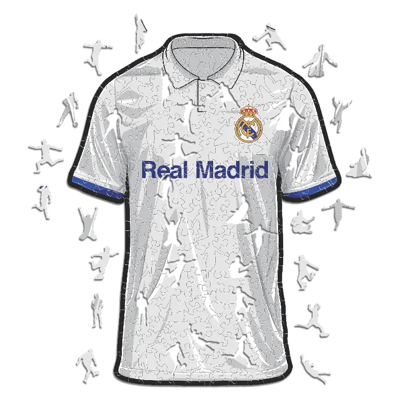 Real Madrid CF® Camiseta - Rompecabezas de Madera