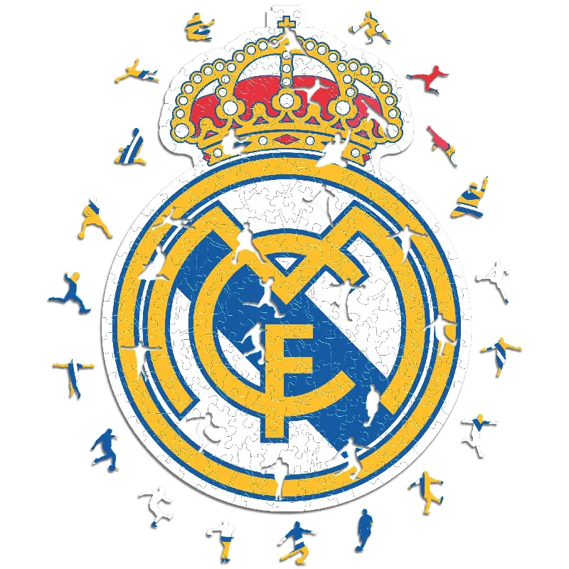 Real Madrid CF® Logo - Rompecabezas de Madera