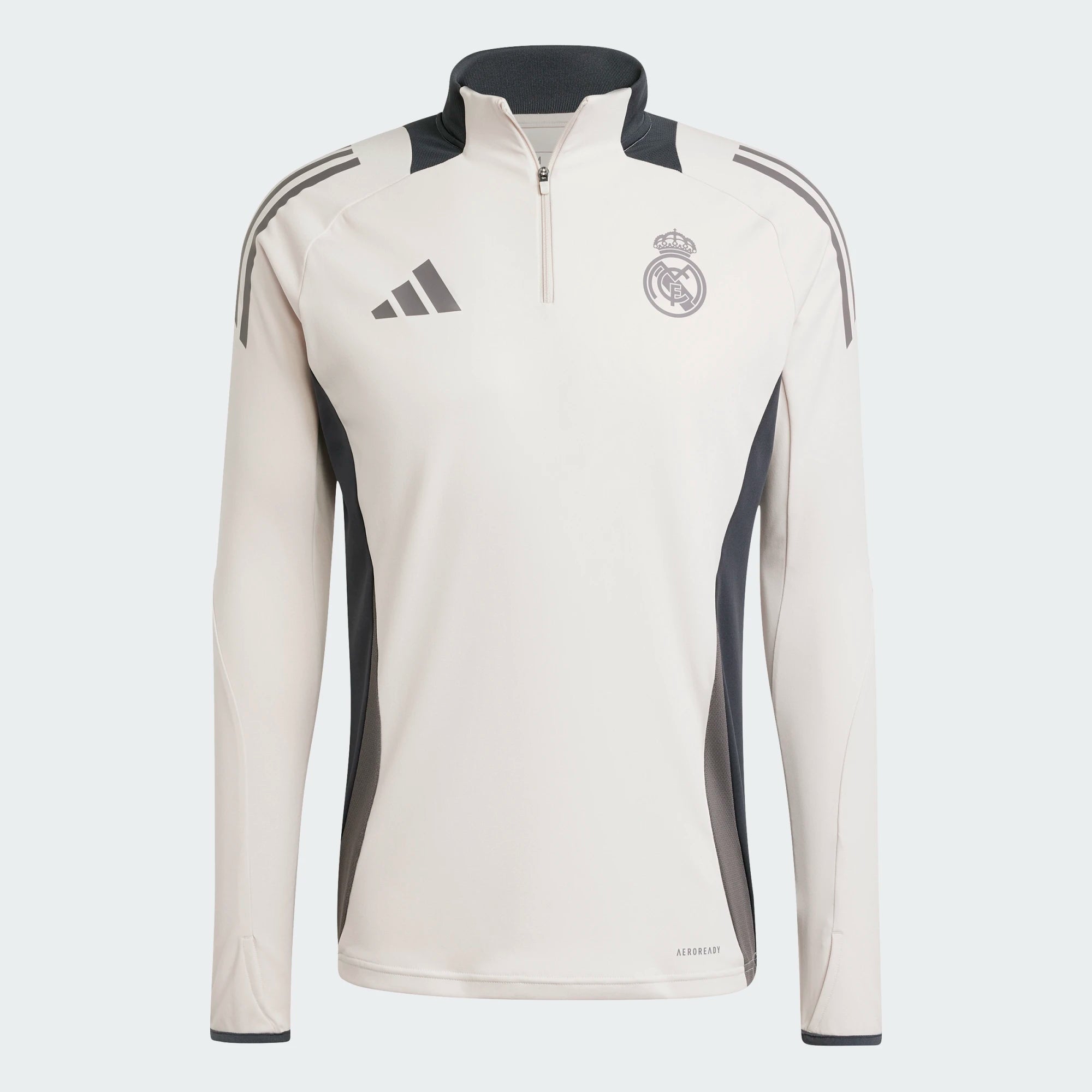 Top Real Madrid Training Tiro 24 Homme 2024/25 Beige