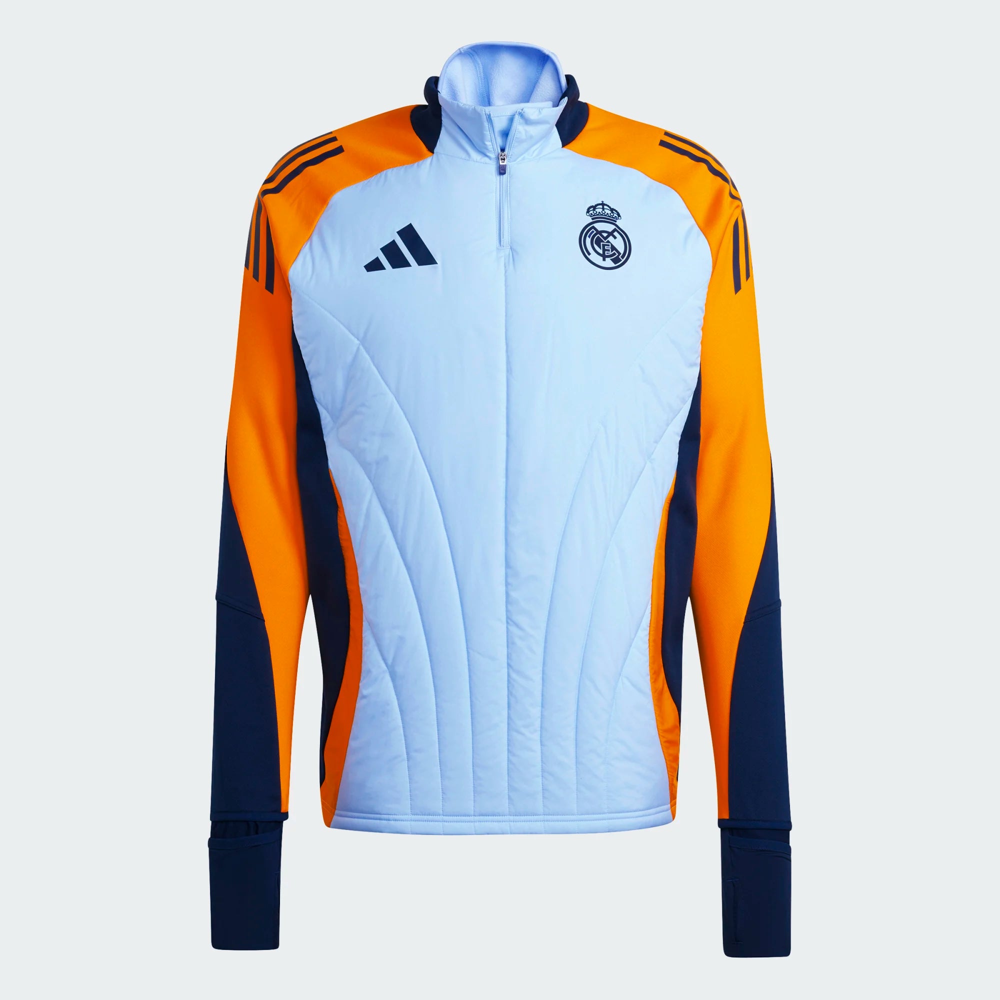 Top Real Madrid Training Winter Tiro 24 Homme 2024/25 Bleu