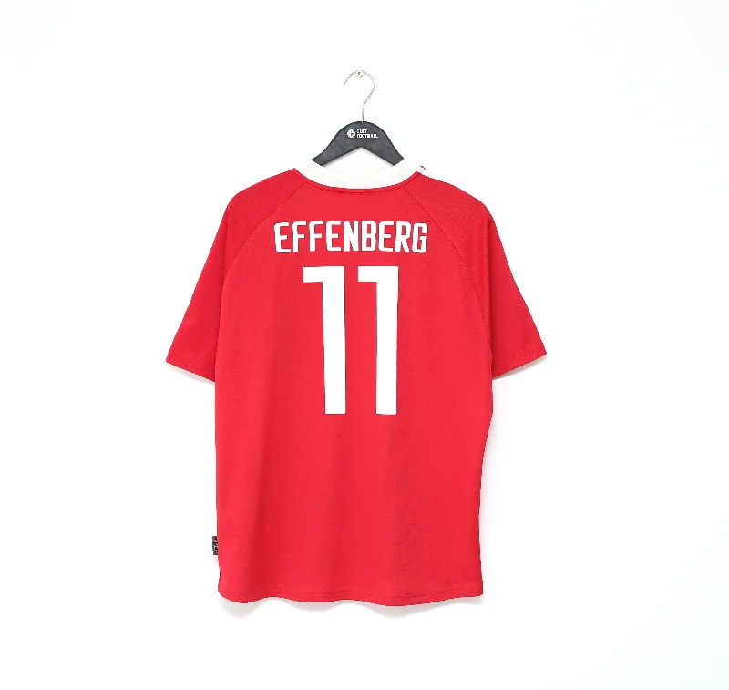 2001/02 EFFENBERG #11 Bayern Munich Vintage adidas UCL Football Shirt (L)