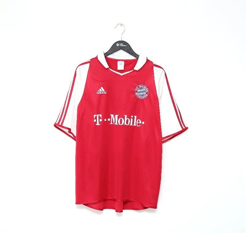 2003/04 BAYERN MUNICH Vintage adidas Home Football Shirt (XL) Ballack Era