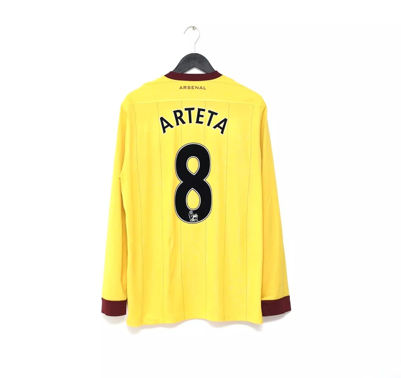 2010/11 ARTETA #8 Arsenal Vintage Nike L/S Away Football Shirt (L)