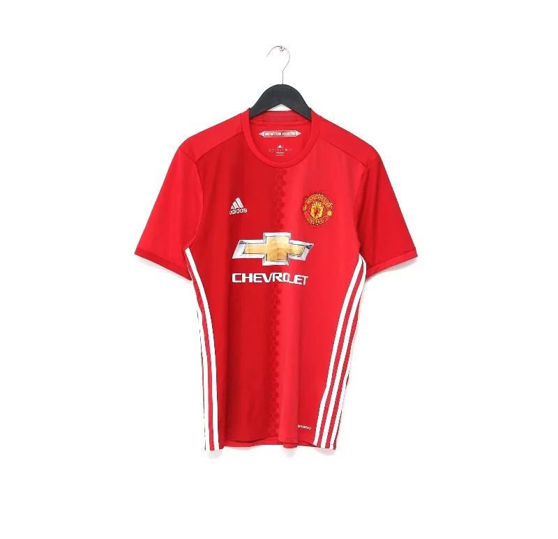 2016/17 MANCHESTER UNITED Vintage adidas Home Football Shirt (M)