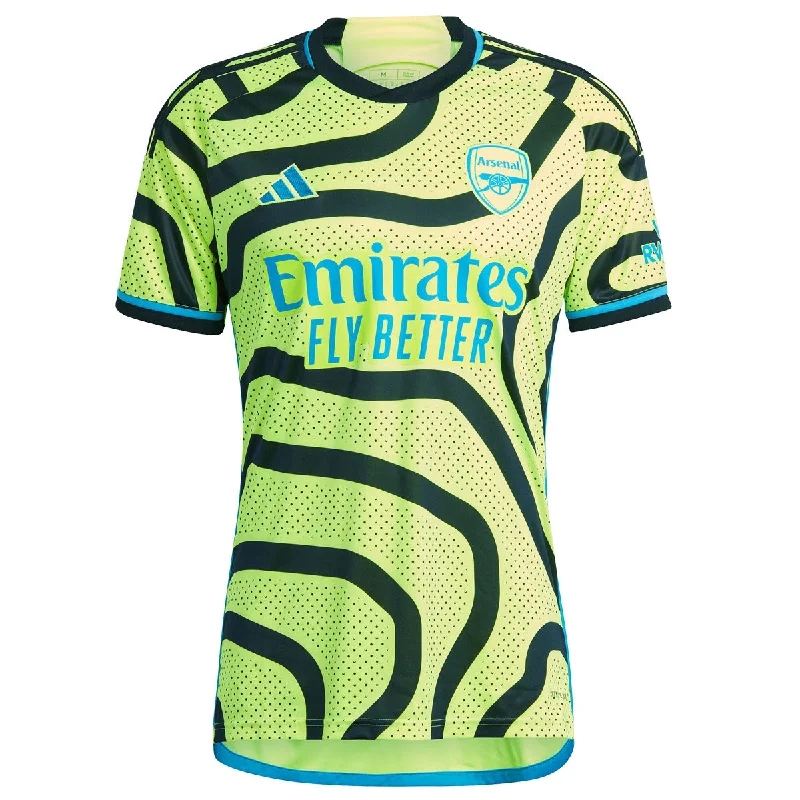 adidas Arsenal FC Official 2023/24 Away Jersey - Adult - Team Solar Yellow/Black