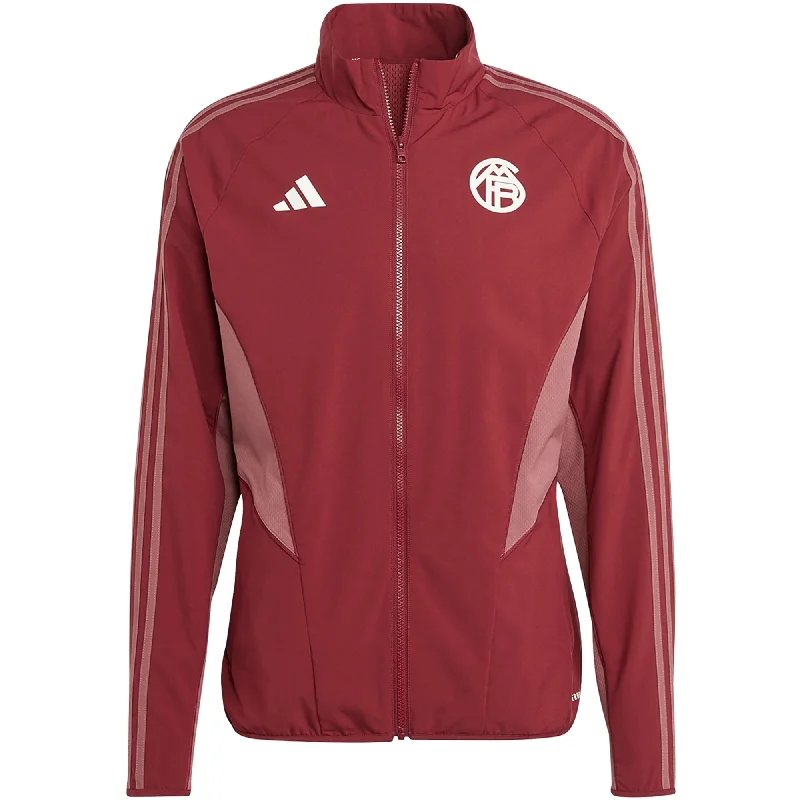 adidas Bayern Munich European Anthem Jacket 23/24 (Burgundy)