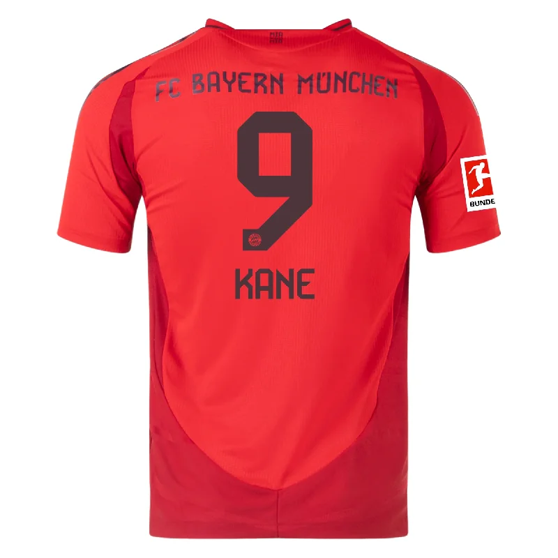 adidas Bayern Munich Authentic Harry Kane Home Jersey w/ Bundesliga Patch 24/25 (Red)