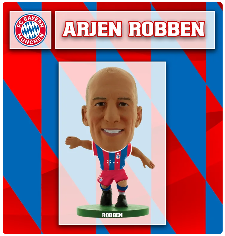 Soccerstarz - Bayern Munich - Arjen Robben - Home Kit (2015 version)