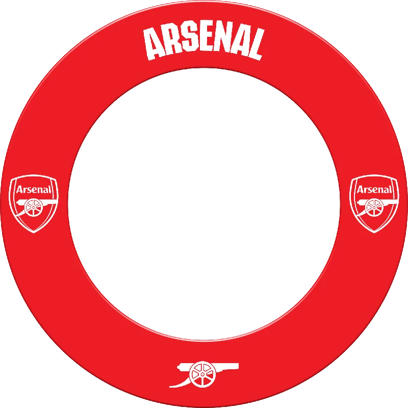 Arsenal FC Dartboard Surround - Official Licensed - The Gunners - S3 - Red - Mono Logo