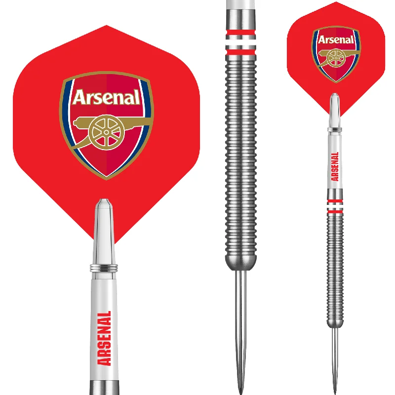 Arsenal FC Darts - Steel Tip Tungsten - Official Licensed - The Gunners - 24g