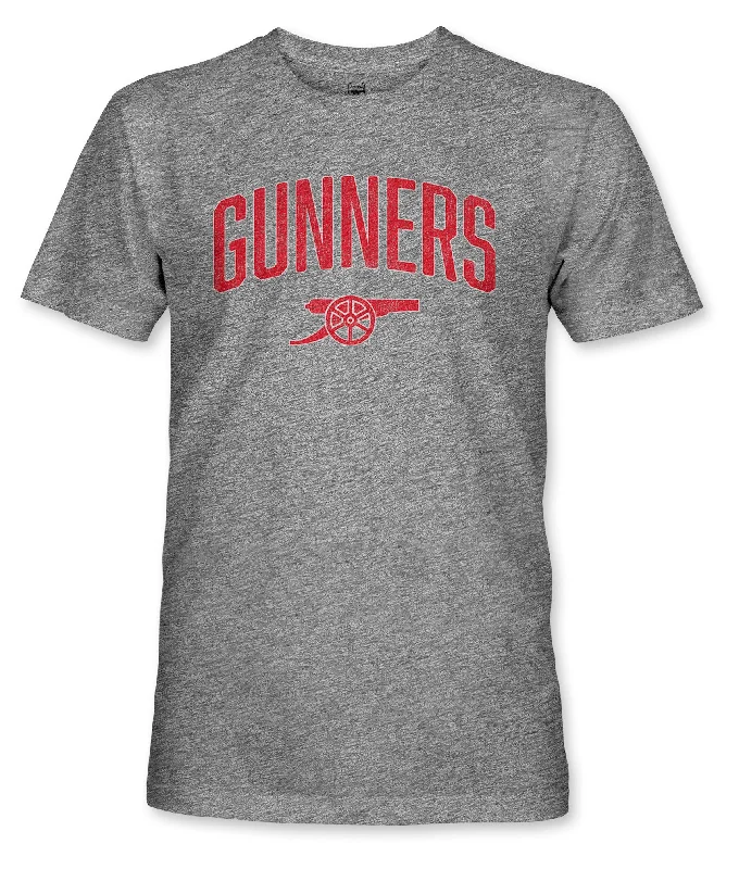 Arsenal FC Gunner Wordmark Vintage Triblend T-Shirt - Grey