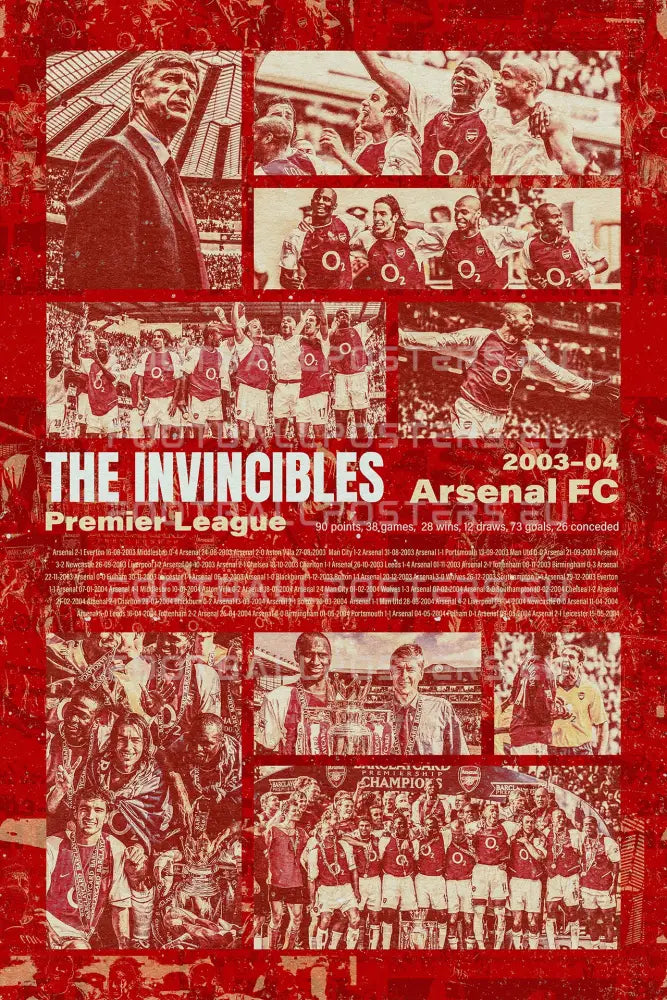 Arsenal FC "The Invincibles" | Poster