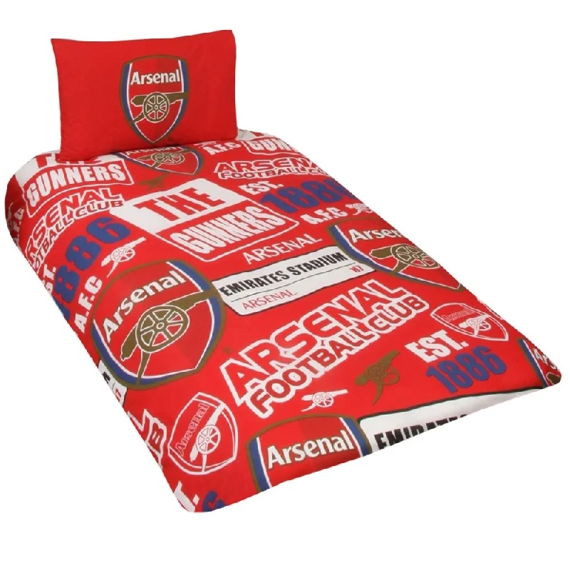 Arsenal Patch Single Duvet Set