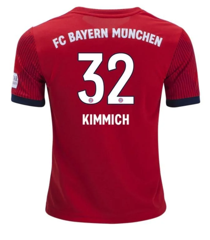 Bayern Munich Kimmich Youth Home Jersey 18/19