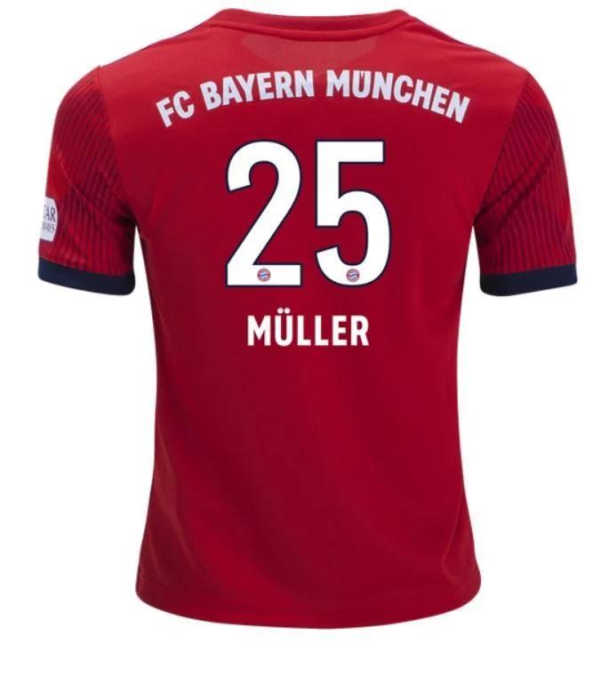 Bayern Munich Muller Youth Home Jersey 18/19