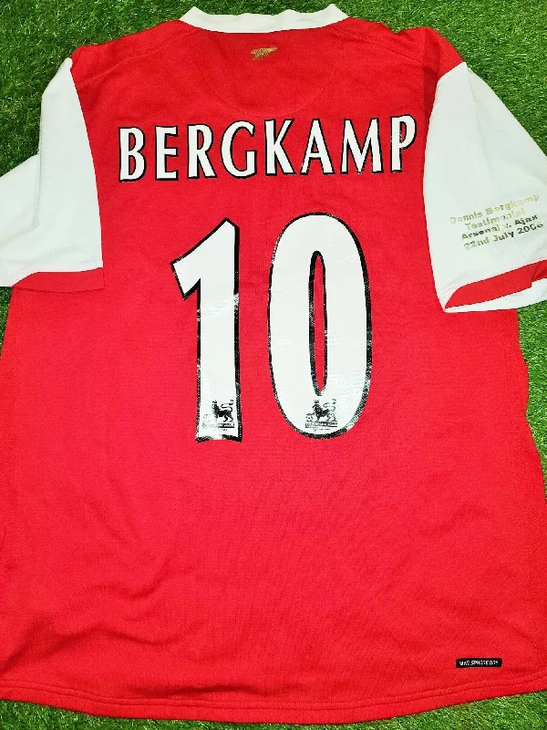 Bergkamp Arsenal 2006 2007 TESTIMONIAL MATCH Jersey Shirt L SKU# F6SYS 146769