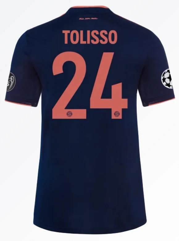 Corentin Tolisso Bayern Munich 19/20 Third Jersey