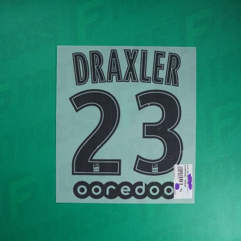 Flocage Officiel - Paris Saint-Germain ENFANT, Draxler, 2019/2020, Away JUNIOR, Noir