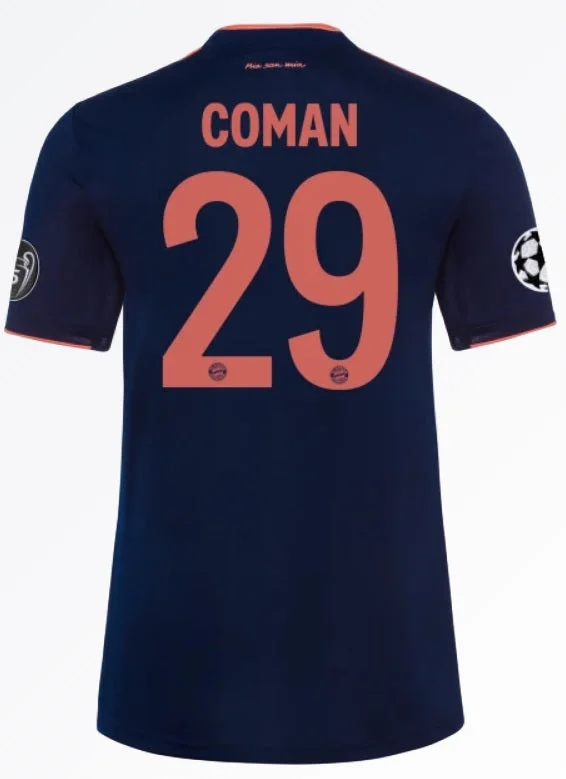 Kingsley Coman Bayern Munich 19/20 Third Jersey