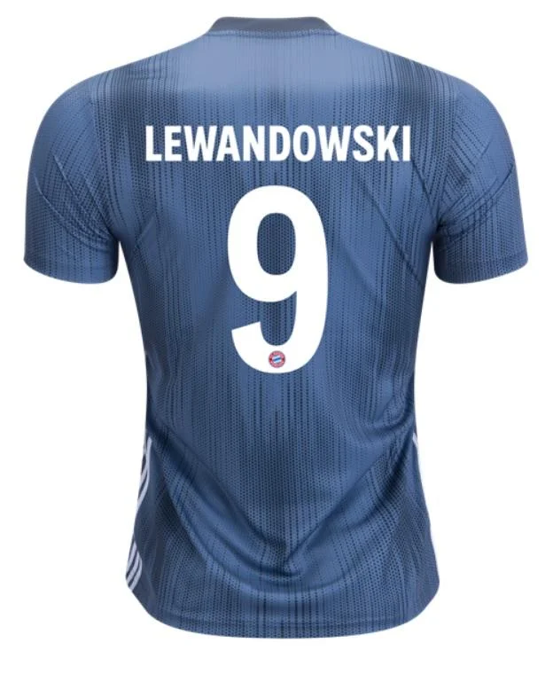 Lewandowski Bayern Munich 18/19 Third Jersey