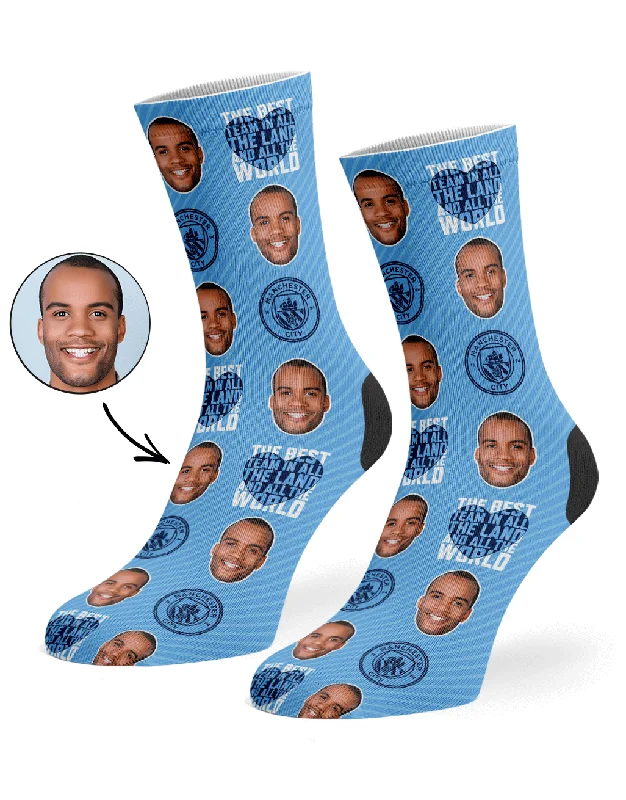 Man City The Best Team Socks