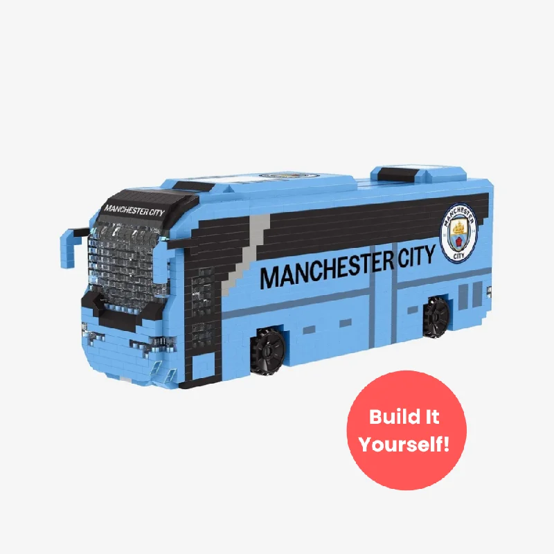 Manchester City 3D Brick Construction Team Coach Kit