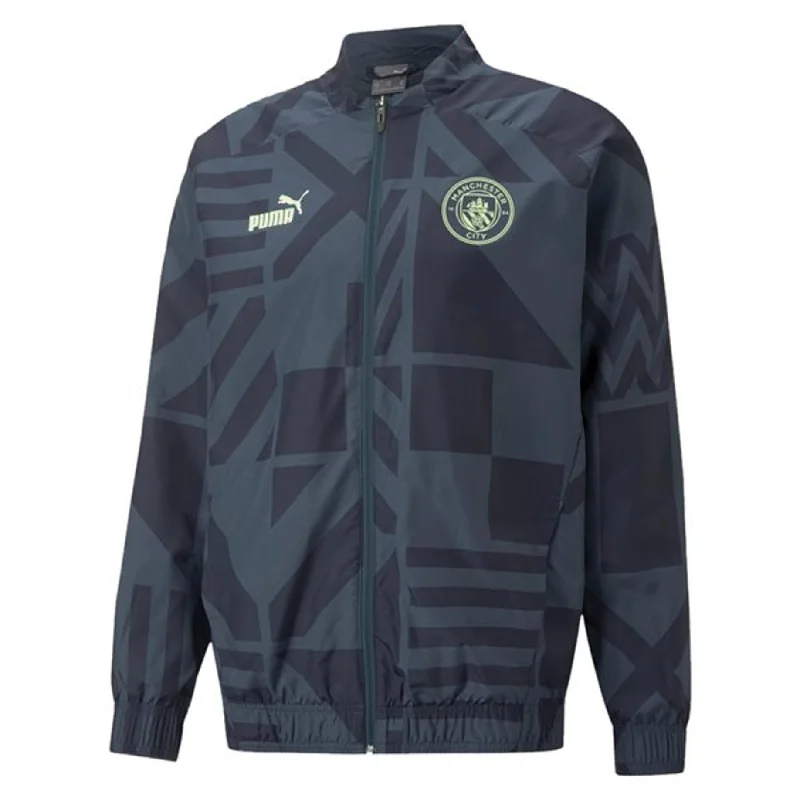 Manchester City FC 2022/23 Men's Pre Match Jacket Football Soccer by Puma