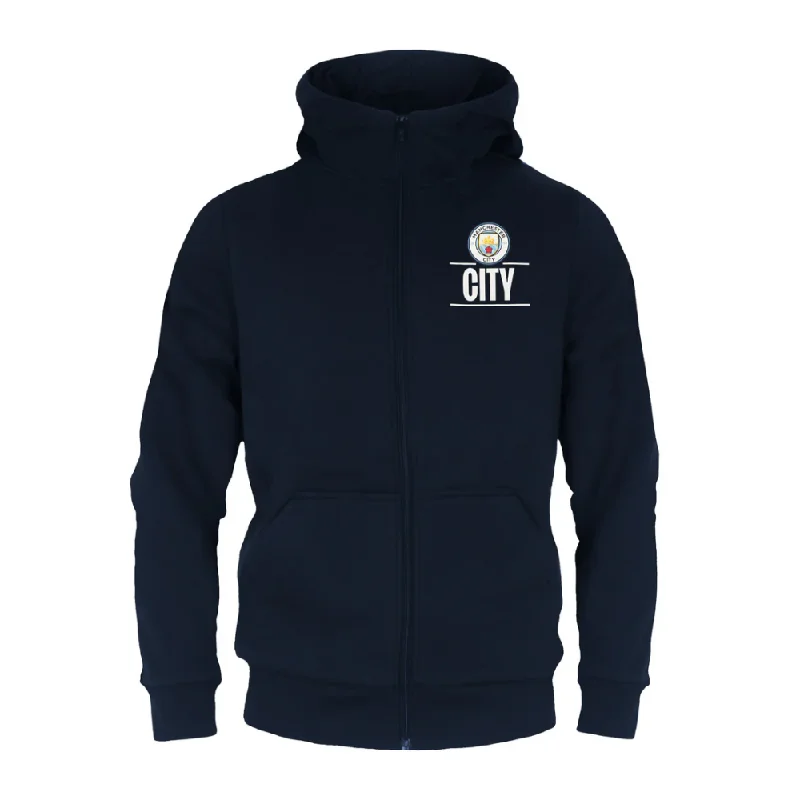 Manchester City FC Junior Zip Hoodie