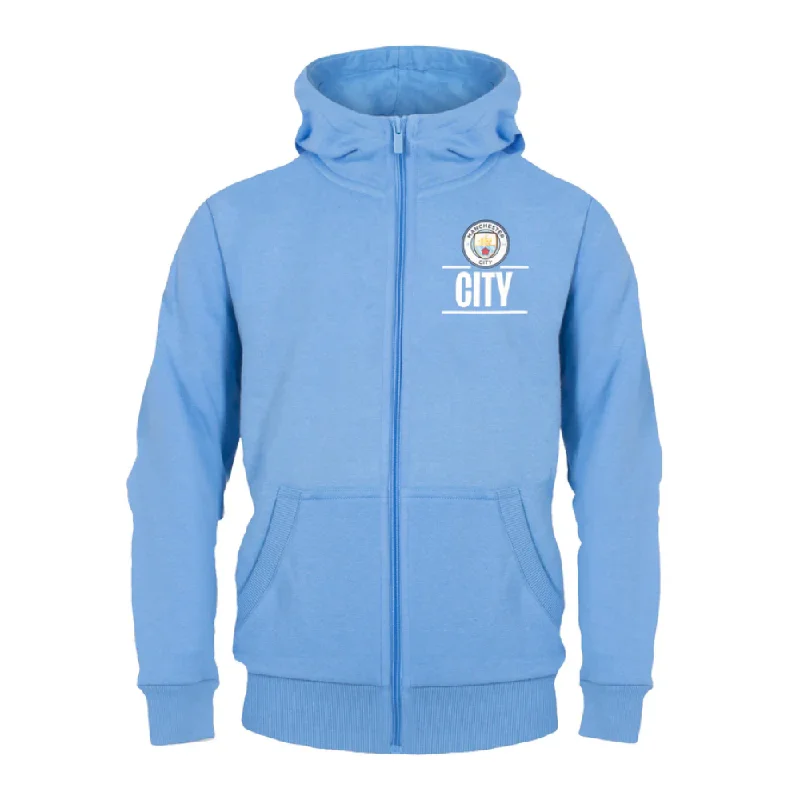 Manchester City FC Junior Zip Hoodie